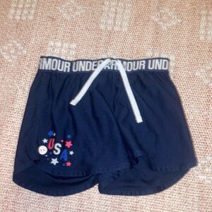 Girls large under Armour shorts